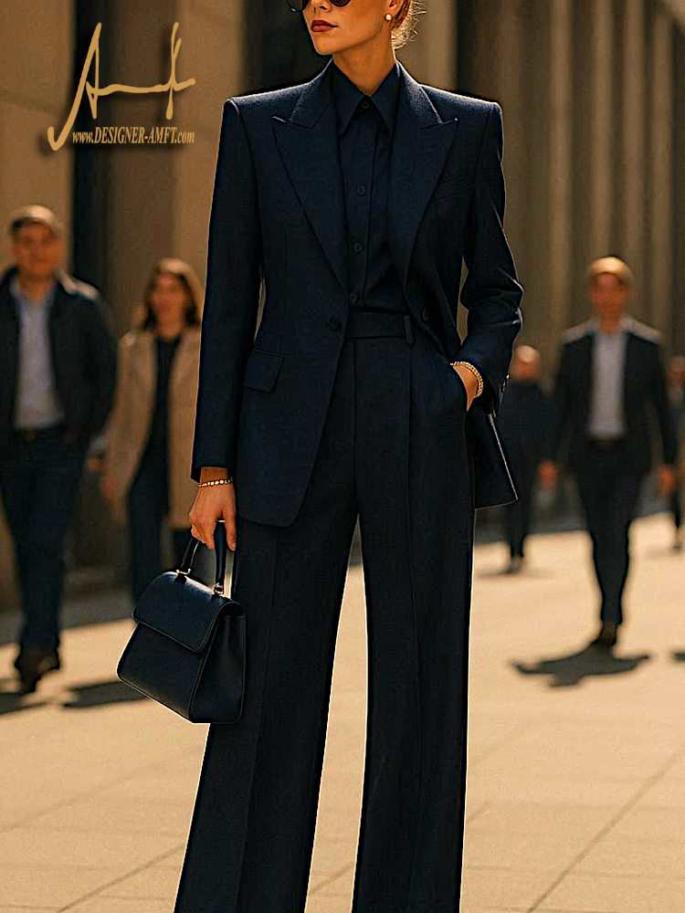 Elegant Highclass Business Suit made by Fashion Designer Amft Suit